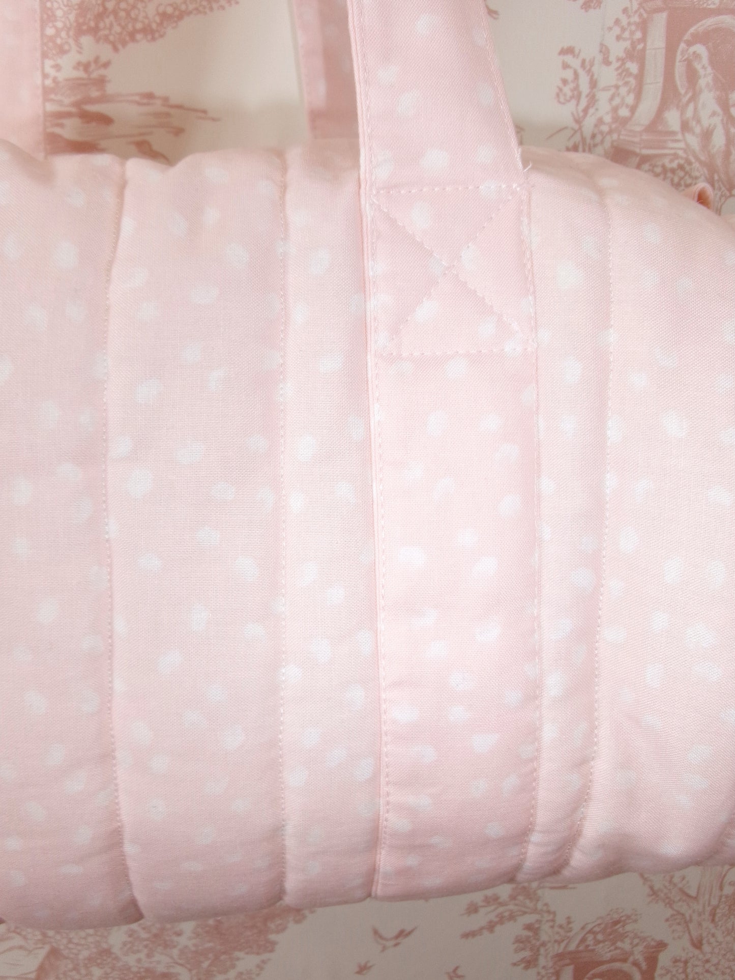 Sugar Plum Fairy Polka Dots Duffel Bag