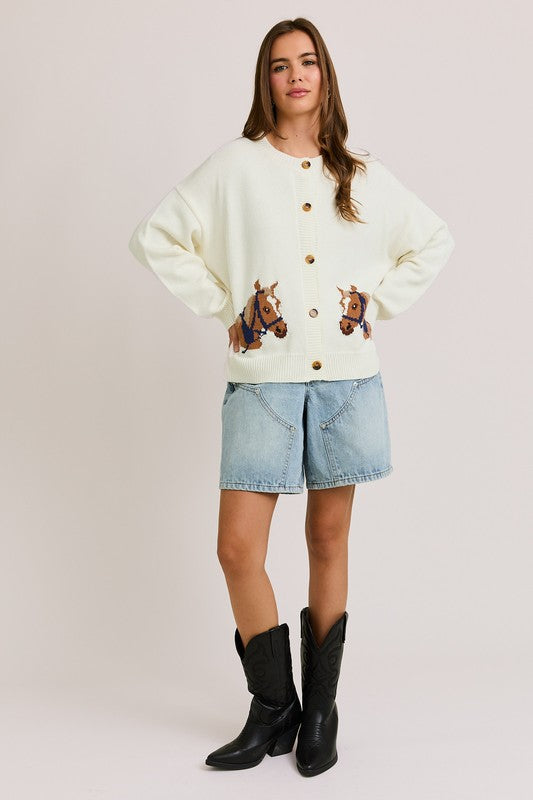 My little pony cotton oversized cardigan