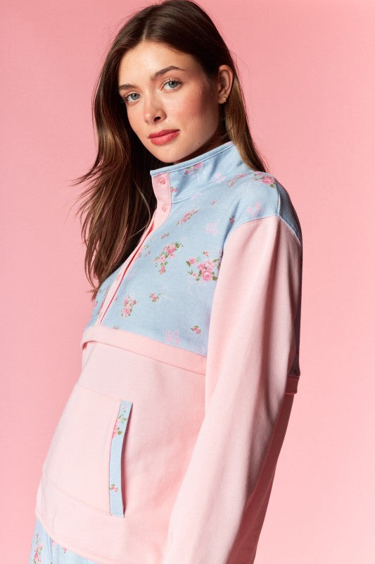 Pastel Floral Lounge Set