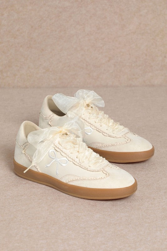 Bowsie Ivory Embroidery Shoes