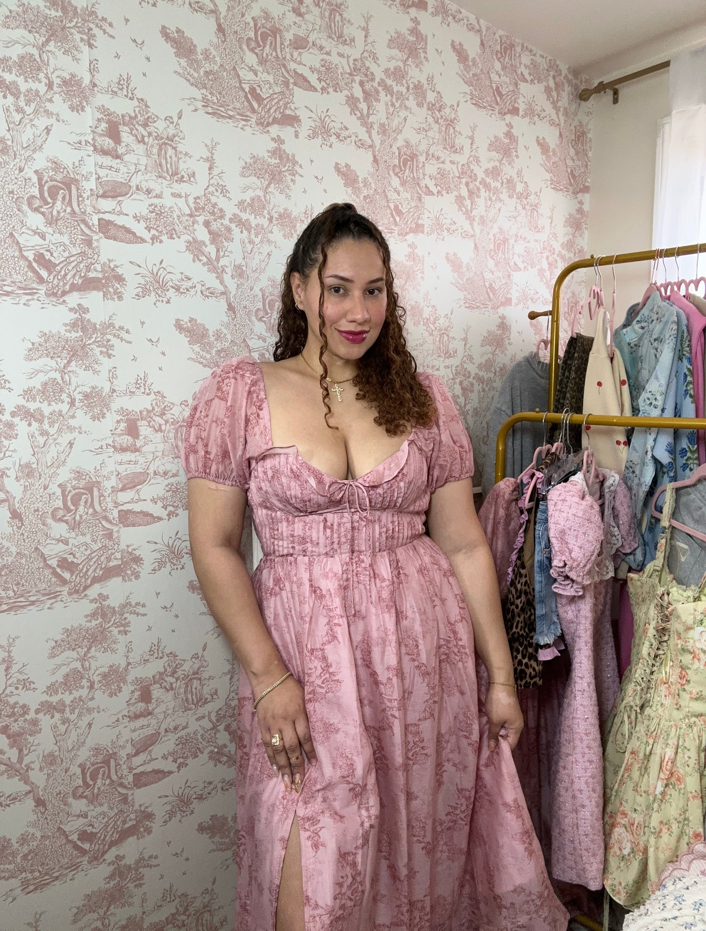 The Anastasia Floral Midi Dress