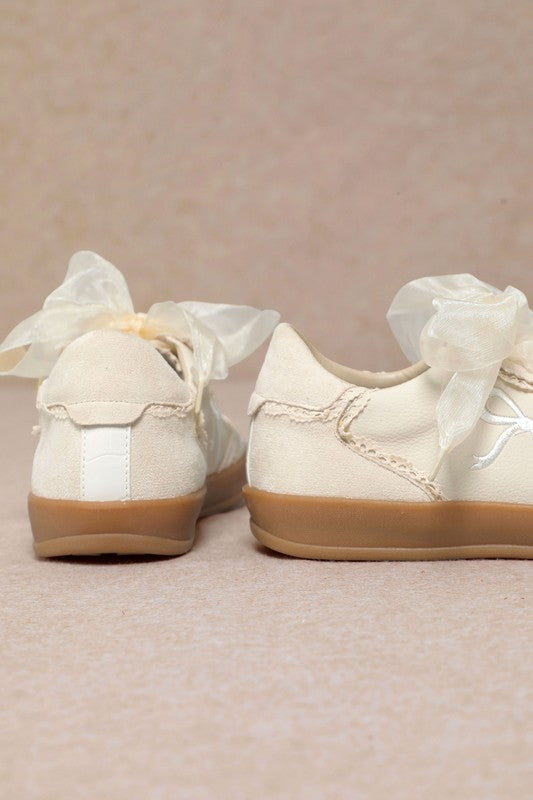 Bowsie Ivory Embroidery Shoes