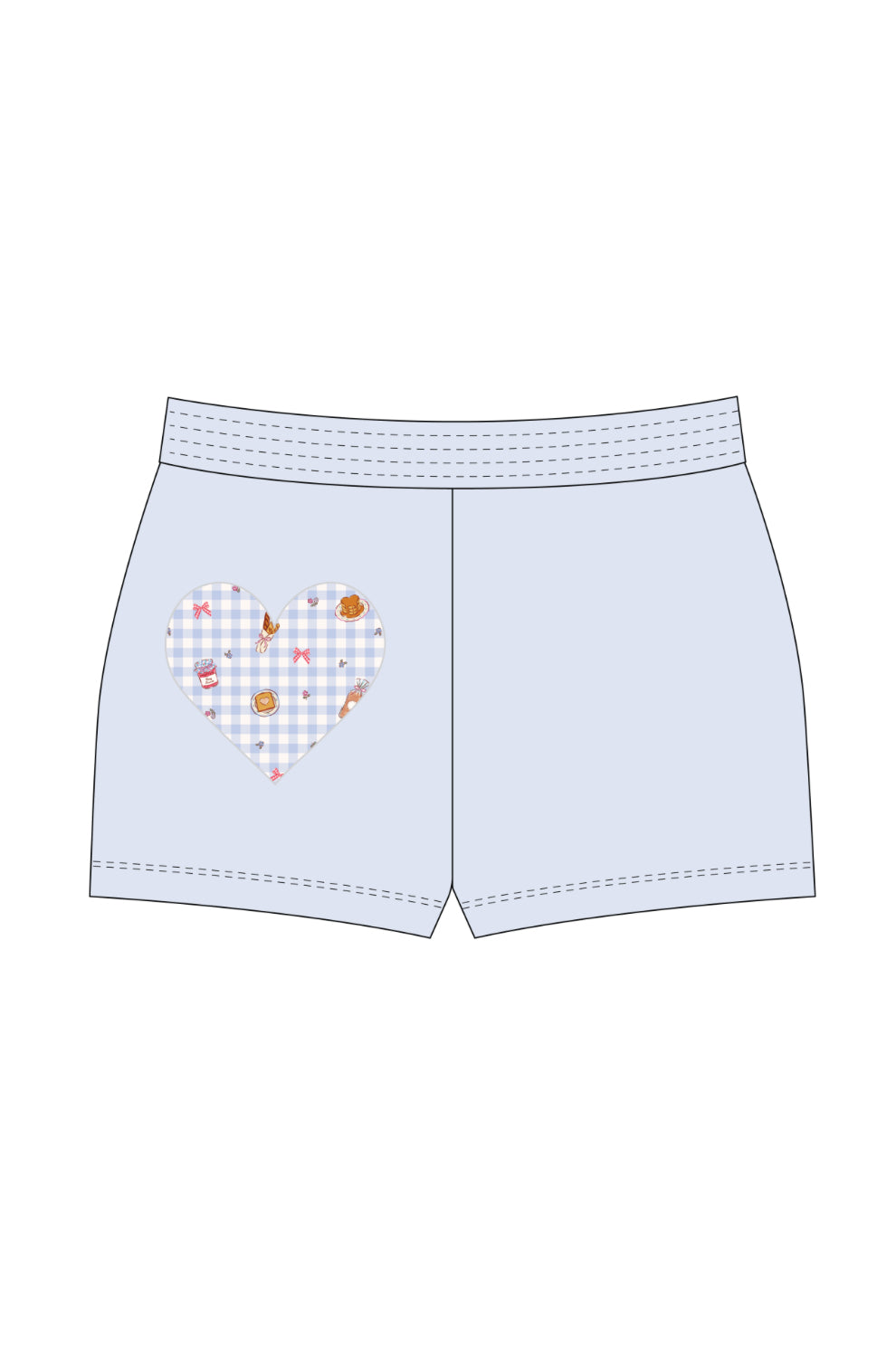 Happy Camp3r Bluey Shorts February
