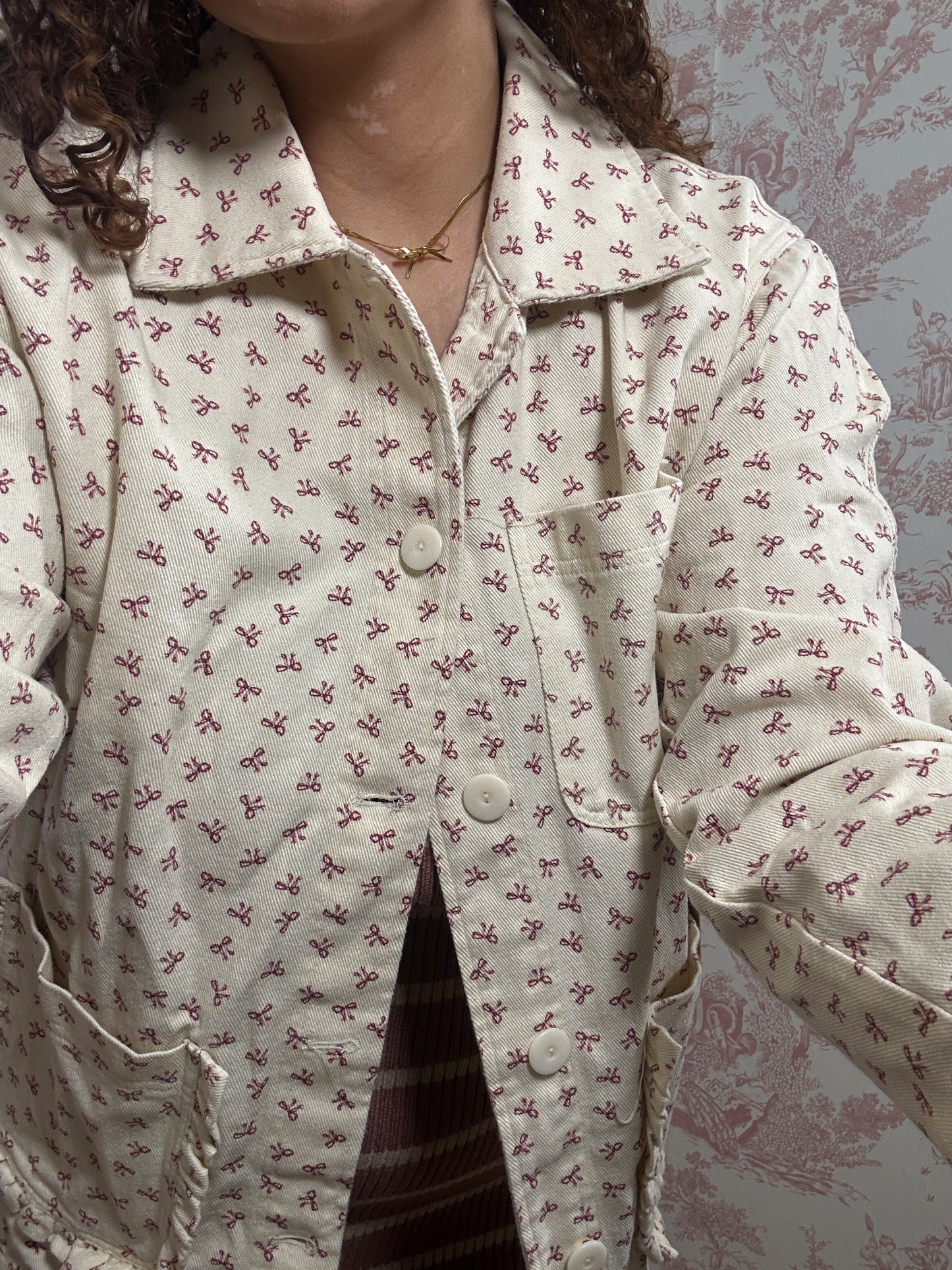 Waiting For The Rain Oversized Ribbon Jacket