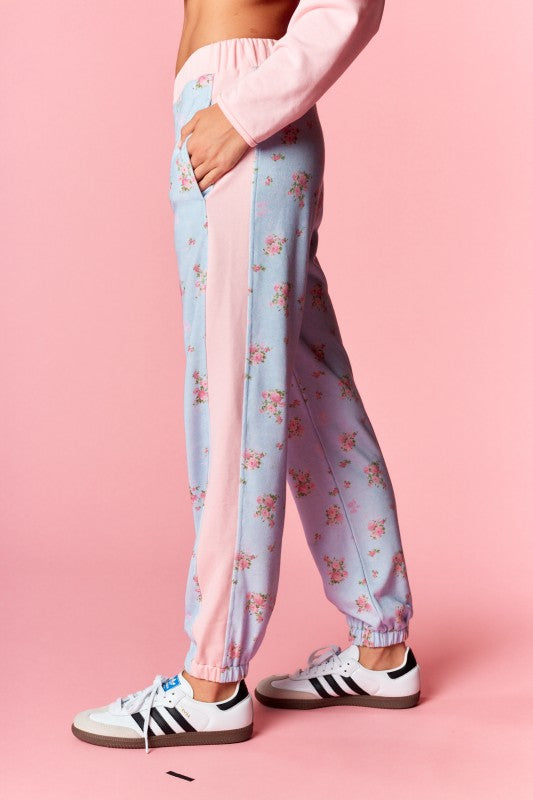 Pastel Floral Lounge Set
