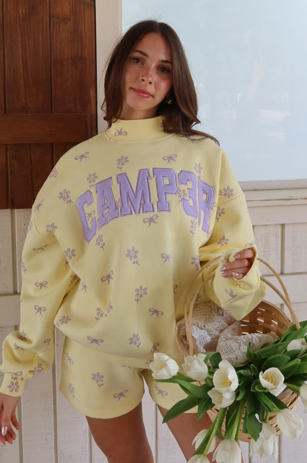 Enchanted Bows Mockneck