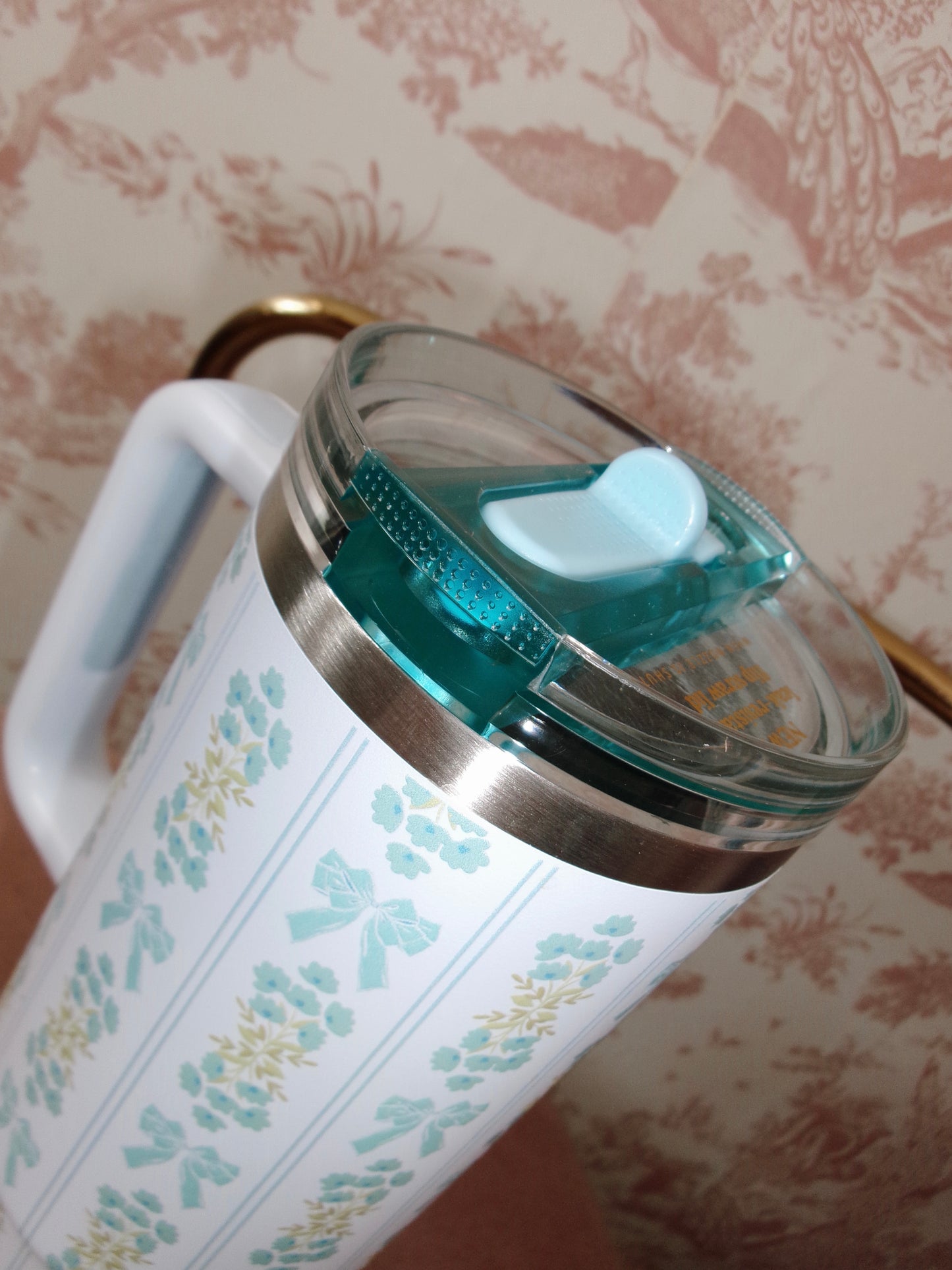 The Bel Fiore Cup in Blue 40 Oz