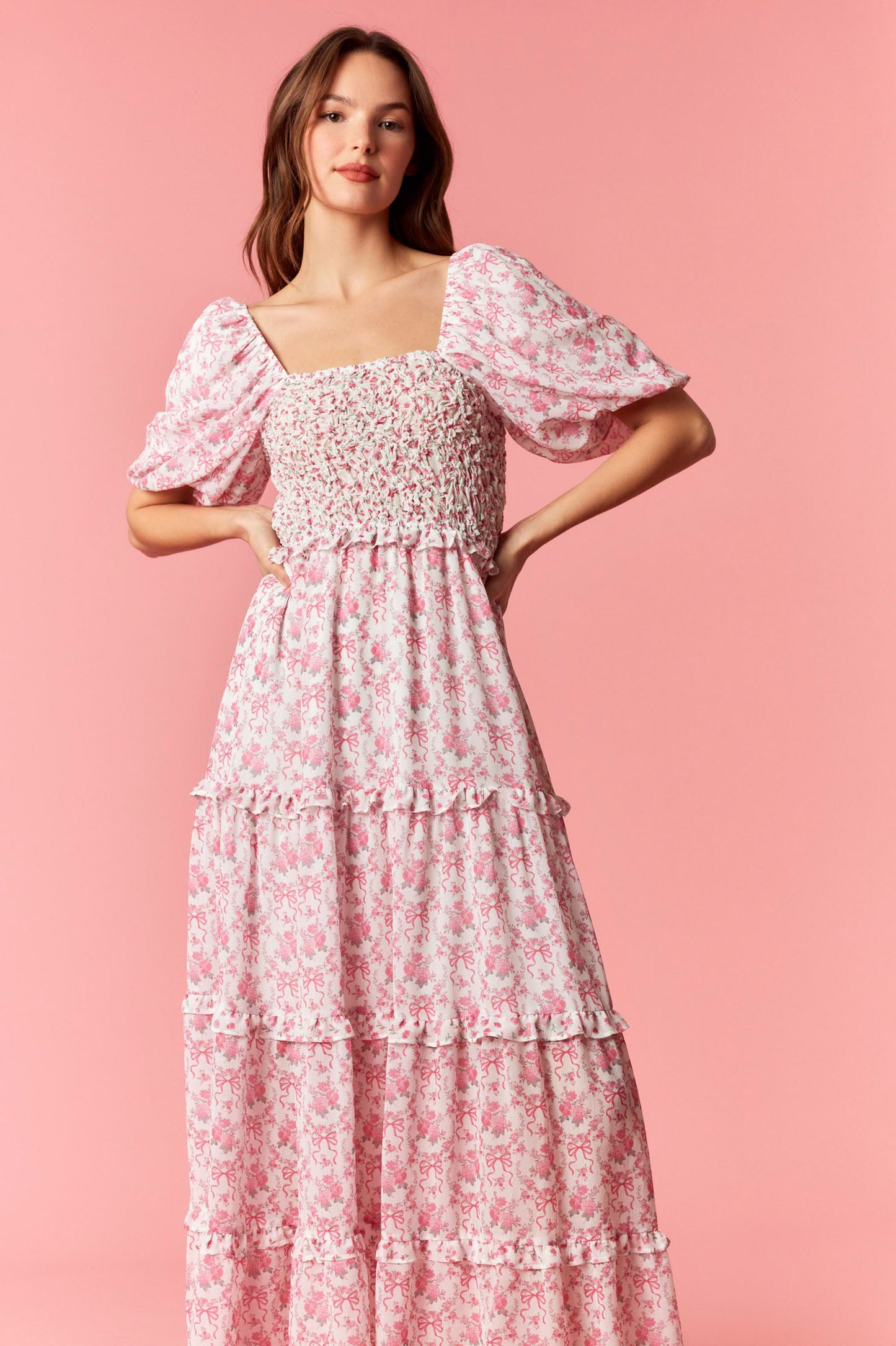 My Love Foral Maxi Dress