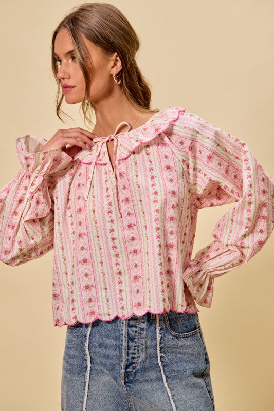 Coquette Blouse Top