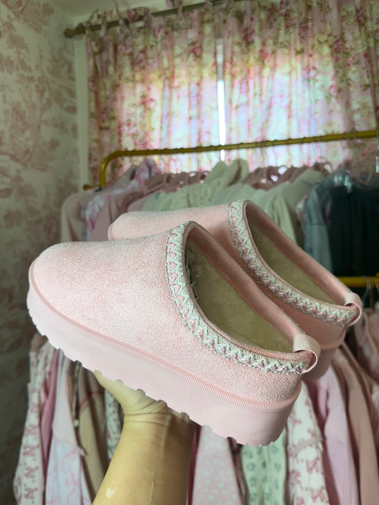 Pink City Clog Slippers