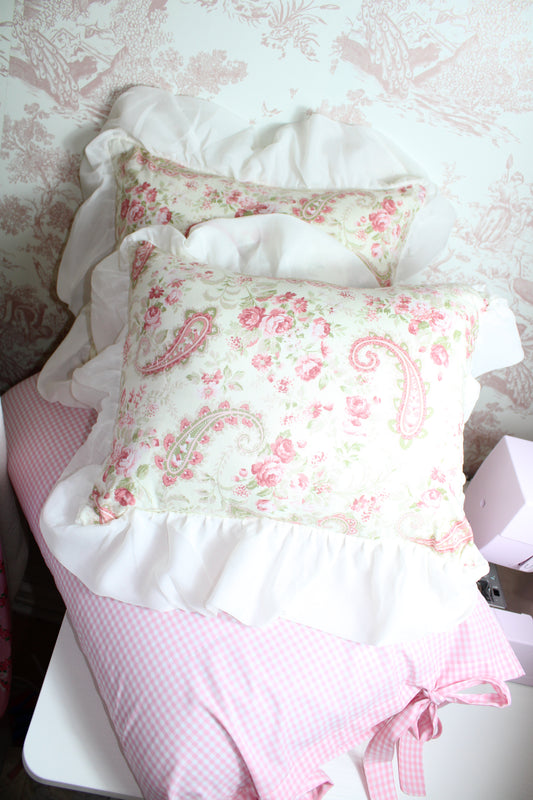 Antoniette Boudoir Handmade Pillow Shams Set Of 2