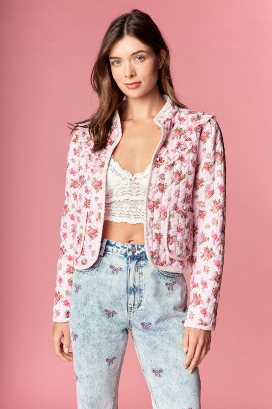 Mon Chéri Quilted Cotton Jacket