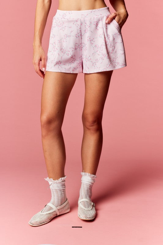 Floral Waffle Print Set