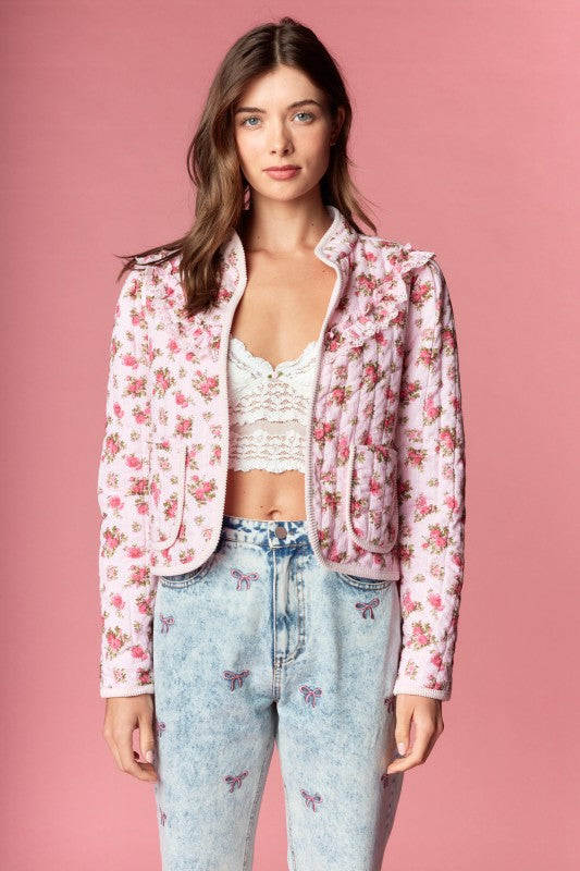 Mon Chéri Quilted Cotton Jacket