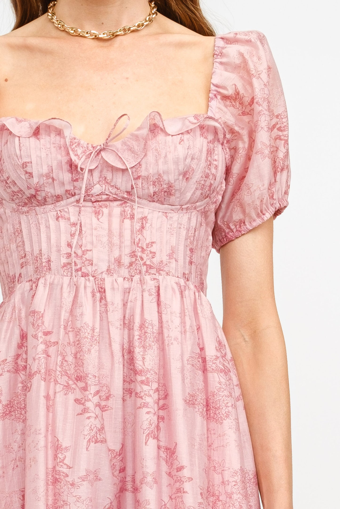The Anastasia Floral Midi Dress