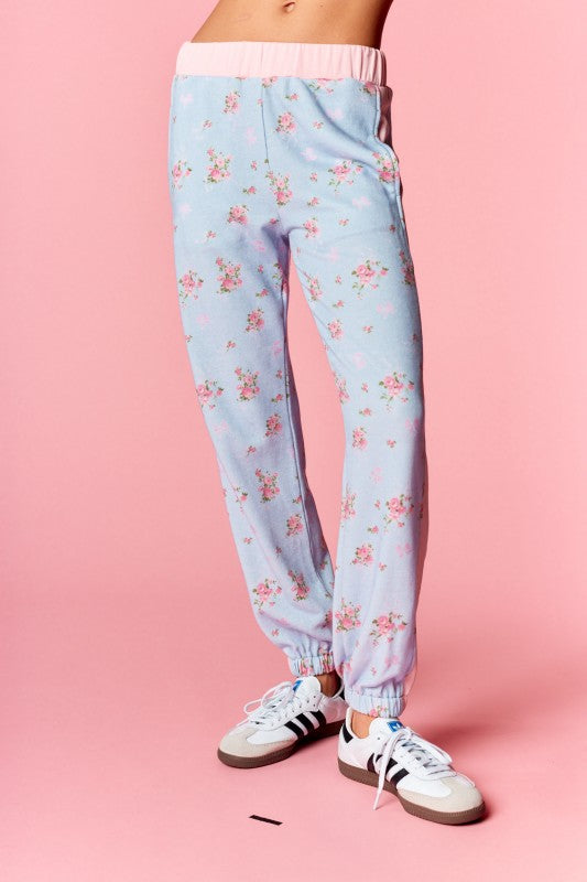 Pastel Floral Lounge Set