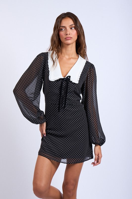 Lady Dots Mini Dress