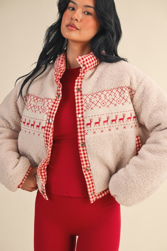 Holiday Princess Sherpa Jacket October