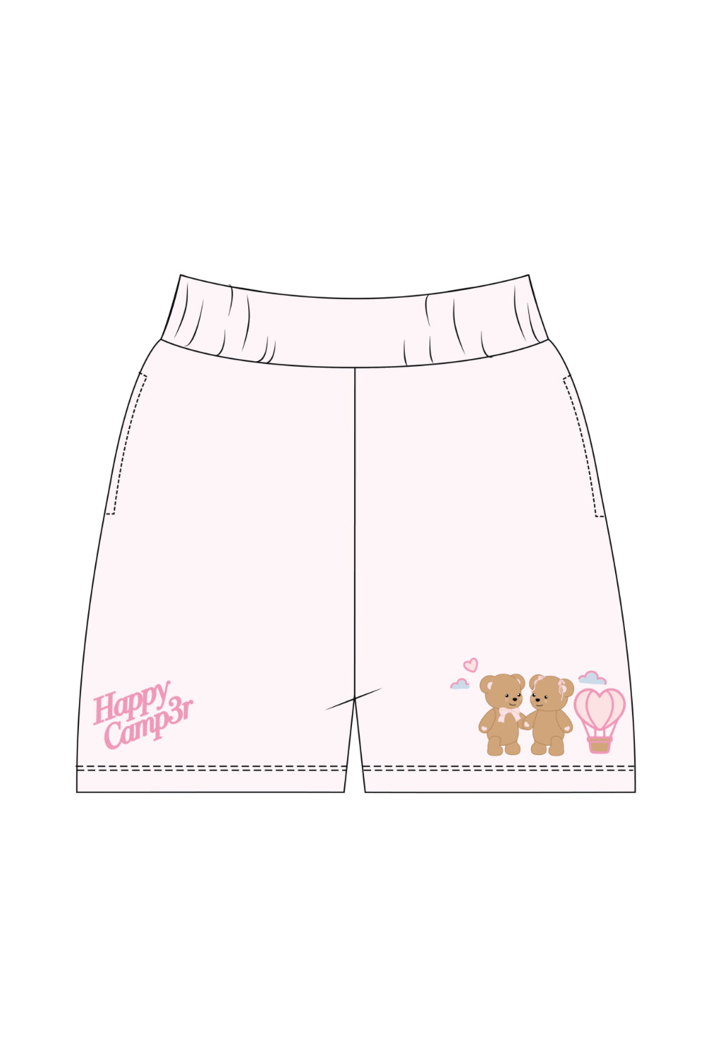 Happy Camp3r Together Shorts April