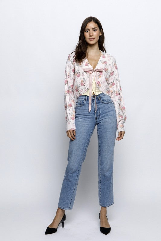 Florette Oversized Cropped Cardigan