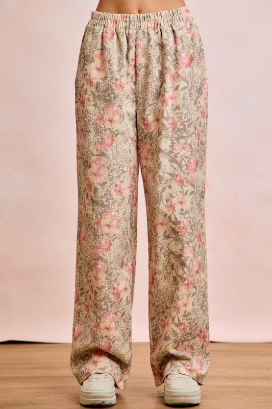 Floral Printed Pants