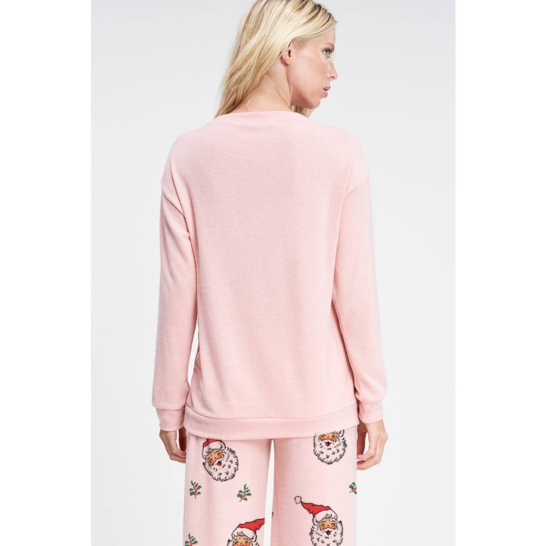 Miss Santa Print Soft Lounge Wear set