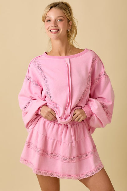 Pink Top & Skort Set