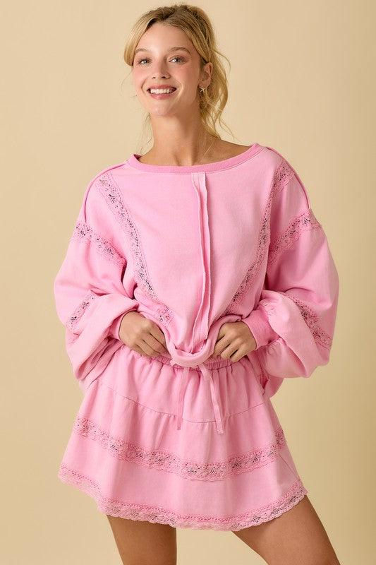 Pink Top & Skort Set