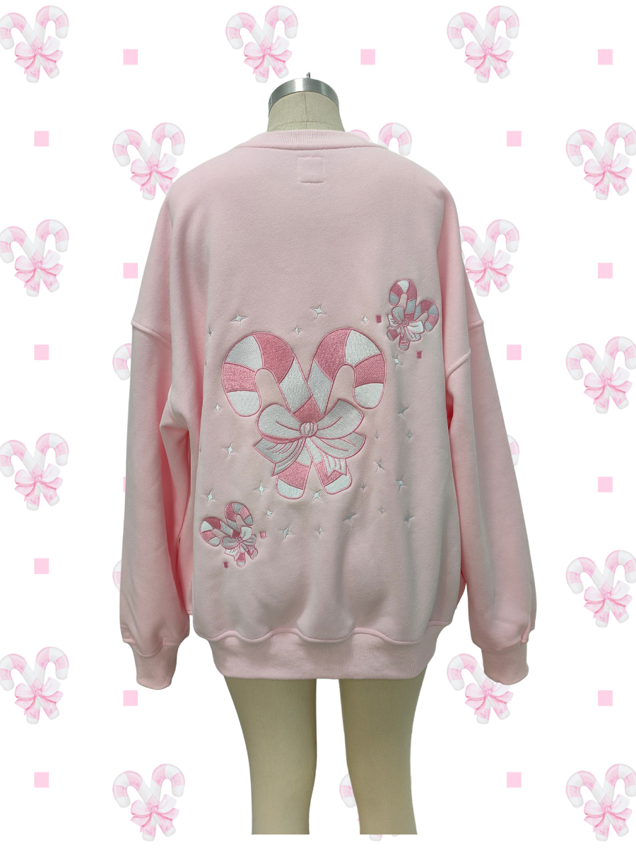 Sindy Lou Candy Cane Wonderland Sweatshirt