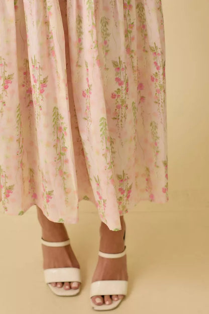 Floral Midi Skirt Pre Order