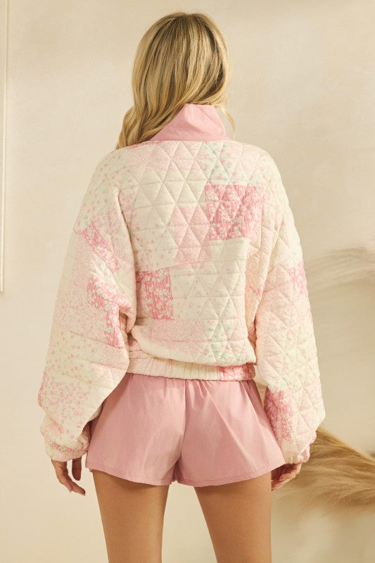 Honey Bownie Quaterzip Sweater