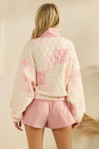 Honey Bownie Quaterzip Sweater