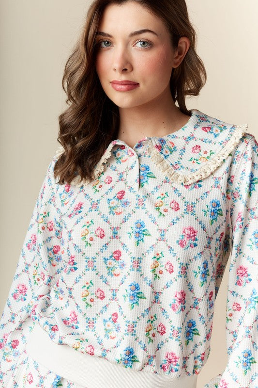 Vintage Tutti Floral Loungewear Set