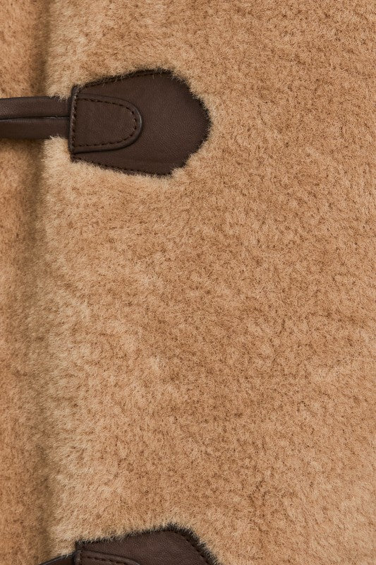 Round Neck Coat With Long Sleeve