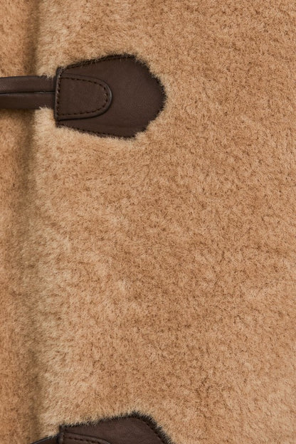 Round Neck Coat With Long Sleeve