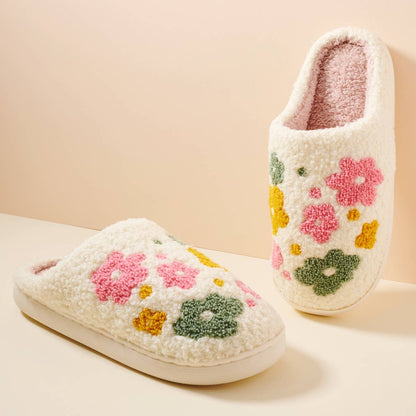 Cozy Daisy Multi Floral Home Slippers