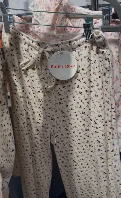 Cream Dainty Pants December