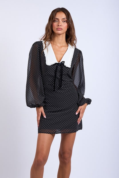 Lady Dots Mini Dress