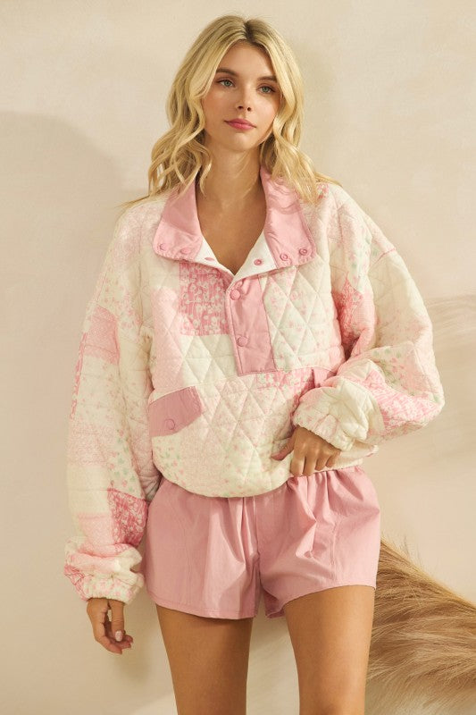 Honey Bownie Quaterzip Sweater