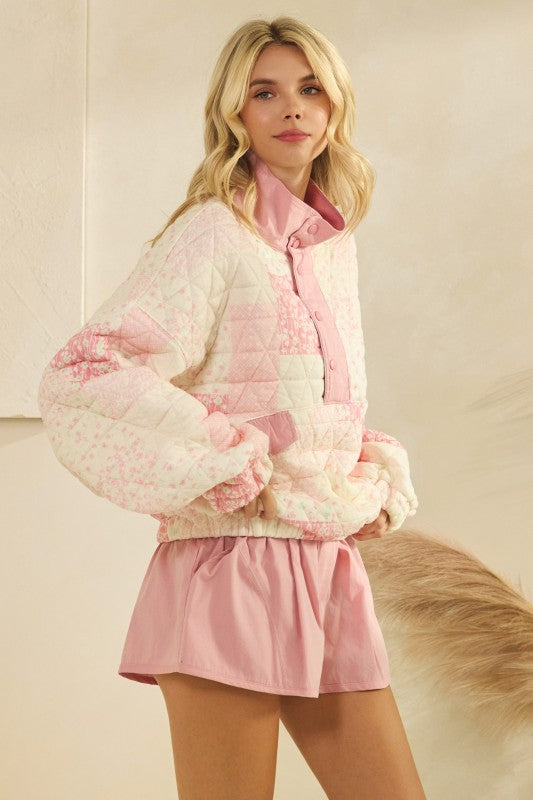 Honey Bownie Quaterzip Sweater