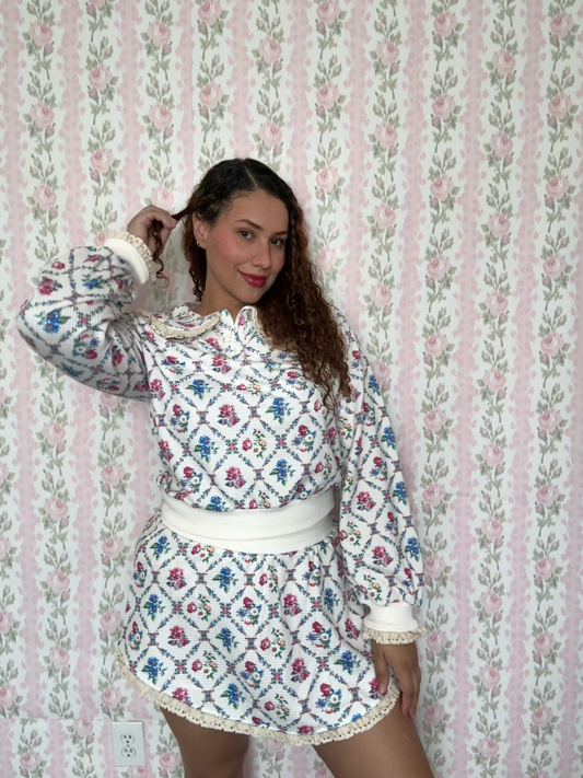 Vintage Tutti Floral Loungewear Set