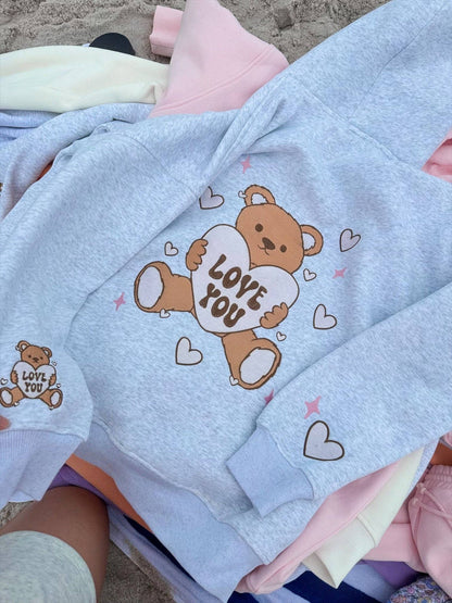 Osito Dormilon Teddy Bear Embroider Hoodie