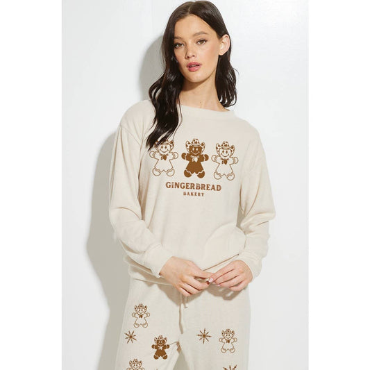 Galletita Christmas Print Soft Loungewear Set