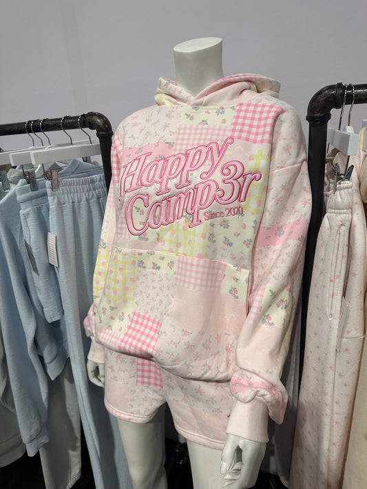 Happy Camp3r Patchwork Hoodie April