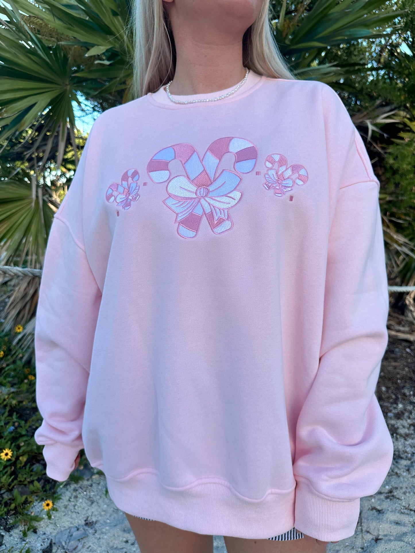 Sindy Lou Candy Cane Wonderland Sweatshirt