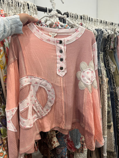 Soho Afternoons Relax Fit Floral Top
