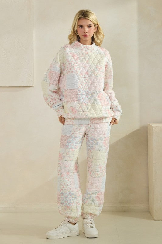 Barudah House Flowers Patchwork Set