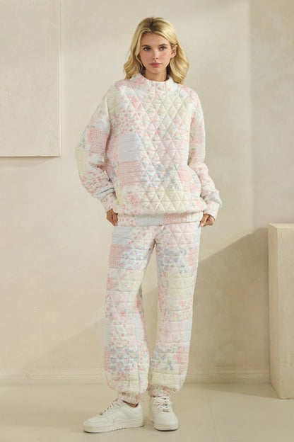 Barudah House Flowers Patchwork Set