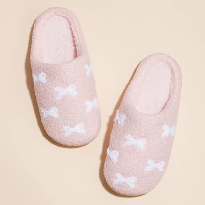 Pinky and Cozy Little Ribbons Home Slippers