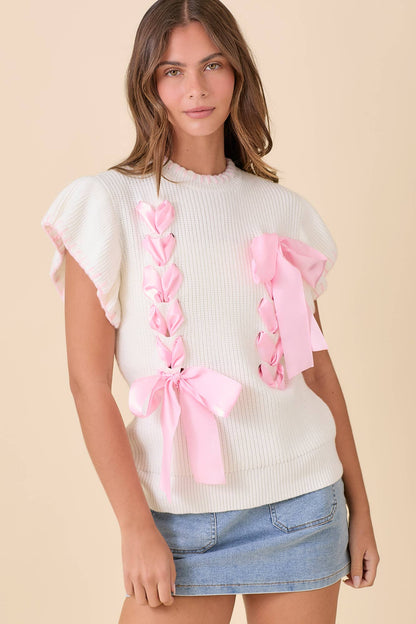 PRE ORDER Oh Cupid! Sweater Knit Top SHIPS 01/22